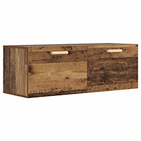 vidaXL Väggskåp Gammalt trä 100 x 36,5 x 35 cm Konstruerat trä
