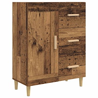 vidaXL Sideboard Gammalt trä 69,5 x 34 x 90 cm Konstruerat trä