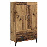 vidaXL Skåp Gammalt trä 70 x 31 x 115 cm Konstruerat trä