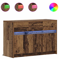 vidaXL TV-skåp 91 x 34 x 61 cm Gammalt trä Konstruerat trä