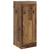 vidaXL Väggskåp Gammalt trä 34,5 x 34 x 90 cm Konstruerat trä