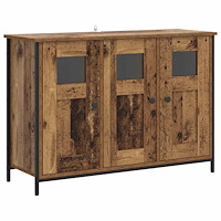 vidaXL Sideboard Gammalt trä 100 x 35 x 70 cm Konstruerat trä