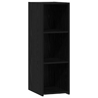vidaXL Sideboard Svart ek 30 x 41 x 93 cm Konstruerat trä