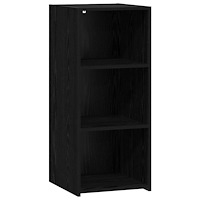 vidaXL Sideboard Svart ek 40 x 41 x 93 cm Konstruerat trä