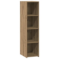 vidaXL Skåp Artisan-ek 30 x 41 x 124 cm Konstruerat trä