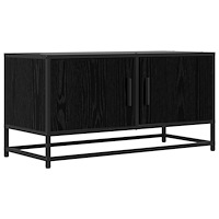 vidaXL TV-skåp 80 x 34,5 x 40 cm Svart ek Konstruerat trä