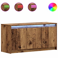 vidaXL TV-skåp 100 x 34 x 50 cm Gammalt trä Konstruerat trä