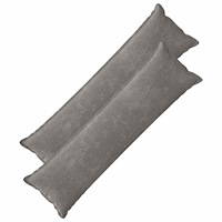vidaXL Kuddöverdrag 2 st HOUTEN Mörkgrå 40 x 145 cm Chenilletyg