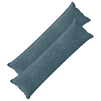 vidaXL Kuddöverdrag 2 st HOUTEN Blå 40 x 145 cm Chenilletyg