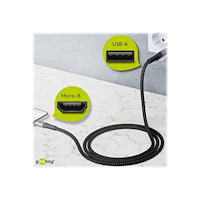 WENTRONIC GMBH goobay - USB-kabel - mikro-USB typ B till USB - 1 m