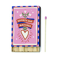 Designworks Collective Tändstickor Adopo Hearts, Rosa
