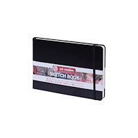 Art Creation SketchBook Black 21 x 15 cm / Skissblock svart 21x 15 cm
