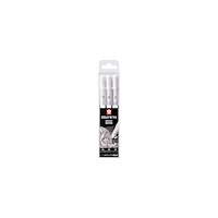 Sakura Sakura  Gelly Roll vita pennor 05/08/10 3-pack / Gelly Roll Basic White Pen 05/08/10 Set 3