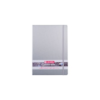 Art Creation Sketchbook Shiny Silver 21 x 30 cm / Skissblock blank silver 21 x 30 cm