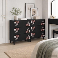 vidaXL Förvaringsskåp 2 st 120 x 33 x 75 cm Massivt mangoträ