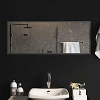vidaXL LED Badrumsspegel Transparent 100 x 40 cm härdat glas
