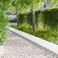 vidaXL Kant för gräsmatta 20 st 103 x 30 cm Stål Vit