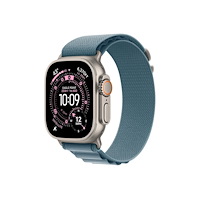 Apple Apple Watch Ultra 3 - naturlig titan - Ja smart klocka med Alpine Loop - ljusblå - 64 GB