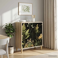 vidaXL Sideboard RHENEN Sonoma-ek 69 x 33 x 75 cm Konstruerat trä