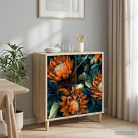 vidaXL Sideboard LOCHEM Sonoma-ek 69 x 33 x 75 cm Konstruerat trä