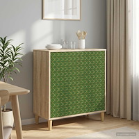 vidaXL Sideboard GELEEN Sonoma-ek 69 x 33 x 75 cm Konstruerat trä