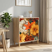 vidaXL Sideboard GENNEP Sonoma-ek 69 x 33 x 75 cm Konstruerat trä