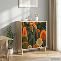 vidaXL Sideboard ZAANDAM Sonoma-ek 69 x 33 x 75 cm Konstruerat trä