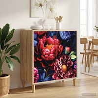 vidaXL Sideboard KIEL Sonoma-ek 69 x 33 x 75 cm Konstruerat trä