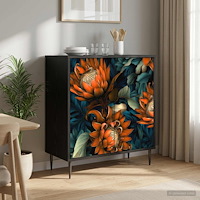 vidaXL Sideboard LOCHEM Svart ek 69 x 33 x 76 cm Konstruerat trä
