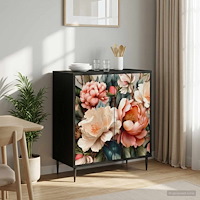 vidaXL Sideboard BORNE Svart ek 69 x 33 x 76 cm Konstruerat trä