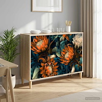 vidaXL Sideboard LOCHEM Sonoma-ek 102 x 33 x 75 cm Konstruerat trä