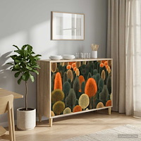 vidaXL Sideboard ZAANDAM Sonoma-ek 102 x 33 x 75 cm Konstruerat trä