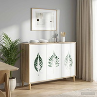 vidaXL Sideboard HANAU Sonoma-ek 102 x 33 x 75 cm Konstruerat trä