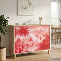 vidaXL Sideboard AACHEN Sonoma-ek 102 x 33 x 75 cm Konstruerat trä