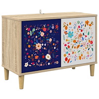 vidaXL TV-skåp MAINZ 69 x 33 x 50 cm Sonoma-ek Konstruerat trä