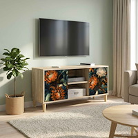 vidaXL TV-skåp LOCHEM 102 x 33 x 50 cm Sonoma-ek Konstruerat trä
