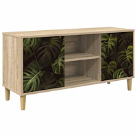 vidaXL TV-skåp ELBURG 102 x 33 x 50 cm Sonoma-ek Konstruerat trä