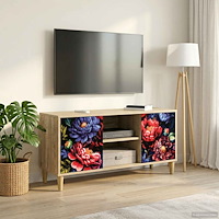 vidaXL TV-skåp KIEL 102 x 33 x 50 cm Sonoma-ek Konstruerat trä