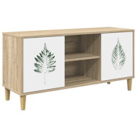 vidaXL TV-skåp HANAU 102 x 33 x 50 cm Sonoma-ek Konstruerat trä