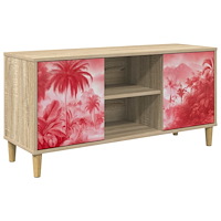 vidaXL TV-skåp AACHEN 102 x 33 x 50 cm Sonoma-ek Konstruerat trä