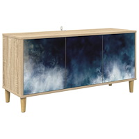 vidaXL TV-skåp RAALTE 102 x 33 x 50 cm Sonoma-ek Konstruerat trä
