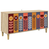 vidaXL TV-skåp ESSEN 102 x 33 x 50 cm Sonoma-ek Konstruerat trä