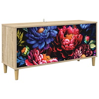 vidaXL TV-skåp KIEL 102 x 33 x 50 cm Sonoma-ek Konstruerat trä