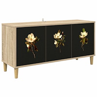 vidaXL TV-skåp BREMEN 102 x 33 x 50 cm Sonoma-ek Konstruerat trä