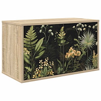 vidaXL Väggmonterad TV-skåp RHENEN 69 x 33 x 40 cm Sonoma-ek