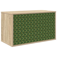 vidaXL Väggmonterad TV-skåp GELEEN 69 x 33 x 40 cm Sonoma-ek