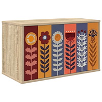 vidaXL Väggmonterad TV-skåp ESSEN 69 x 33 x 40 cm Sonoma-ek