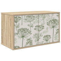 vidaXL Väggmonterad TV-skåp GOTHA 69 x 33 x 40 cm Sonoma-ek