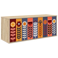 vidaXL Väggmonterad TV-skåp ESSEN 102 x 33 x 40 cm Sonoma-ek