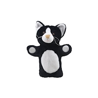 THE PUPPET COMPANY Cat (Black and White) Hand Puppet (häftad, eng)